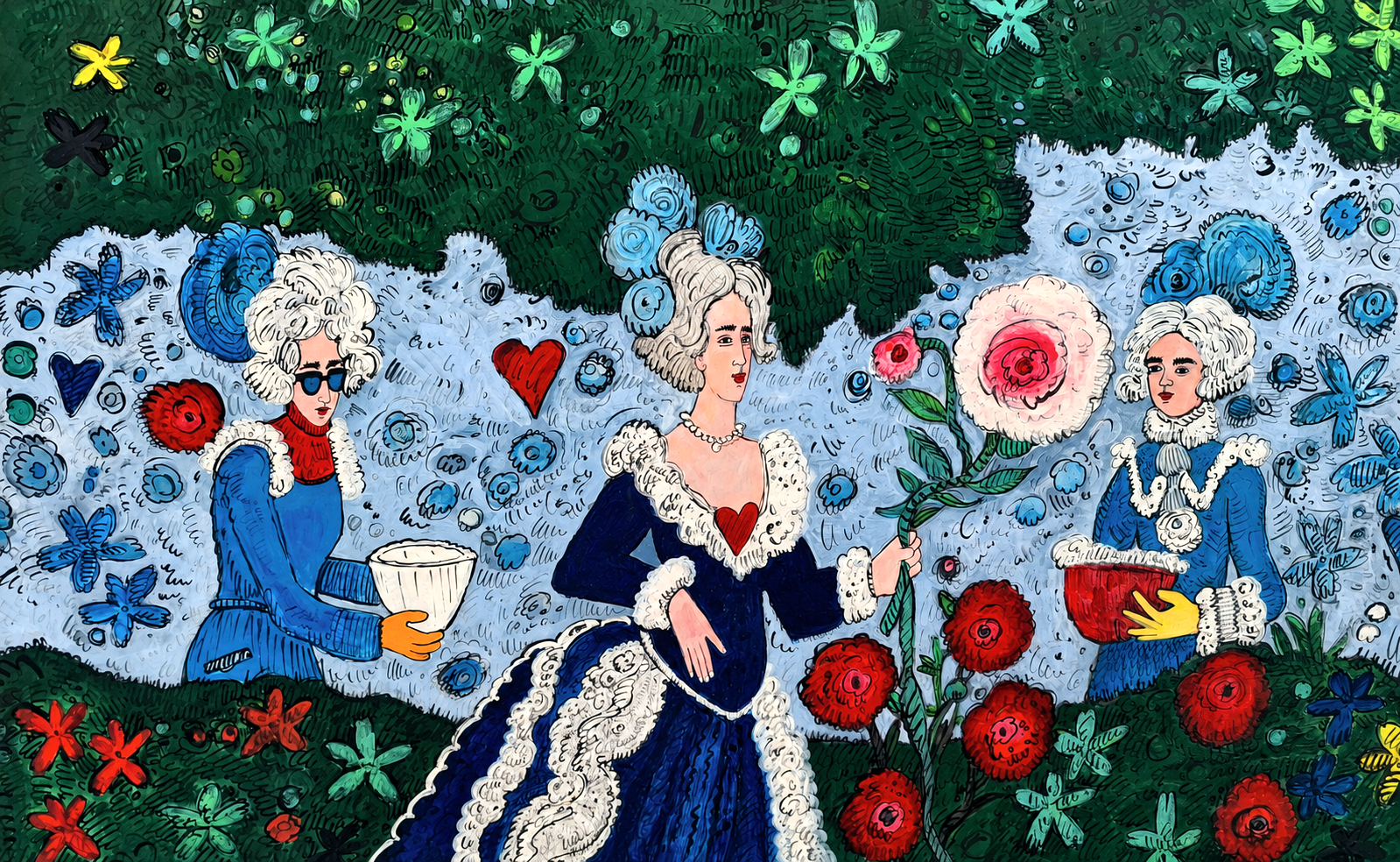 Marie Antoinette and the Secret Ceremony of the Electric Roses